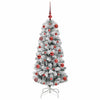 Kunstig sammensatt juletre med LED -stripelys 120 cm PVC