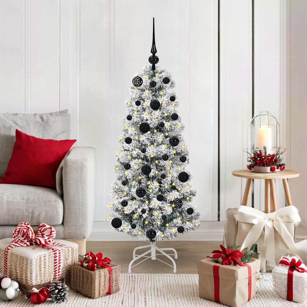 Kunstig sammensatt juletre med LED -stripelys 120 cm PVC