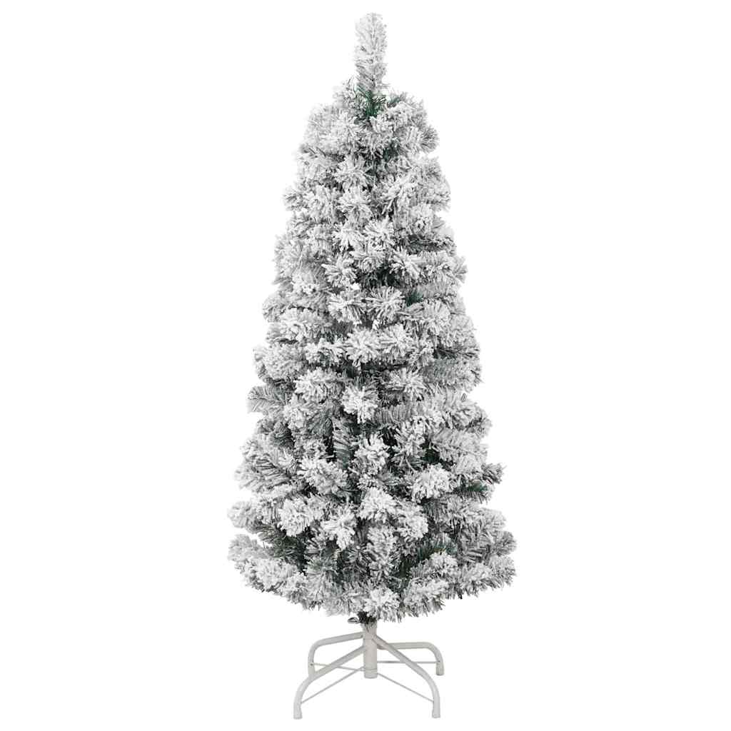 Kunstig sammensatt juletre med 150 LED Grønn og hvit 120 cm
