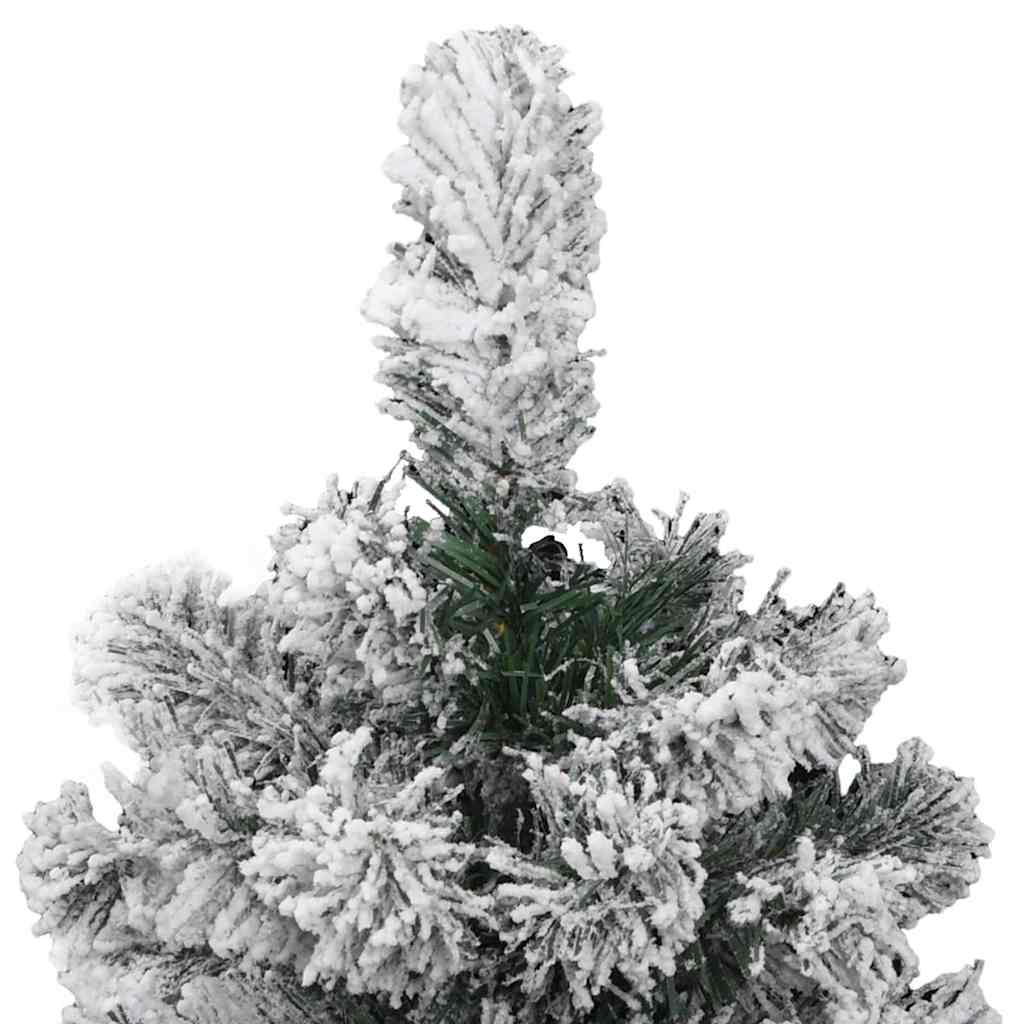 Kunstig sammensatt juletre med 150 LED Grønn og hvit 120 cm