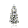 Kunstig sammensatt juletre med LED -stripelys 120 cm PVC