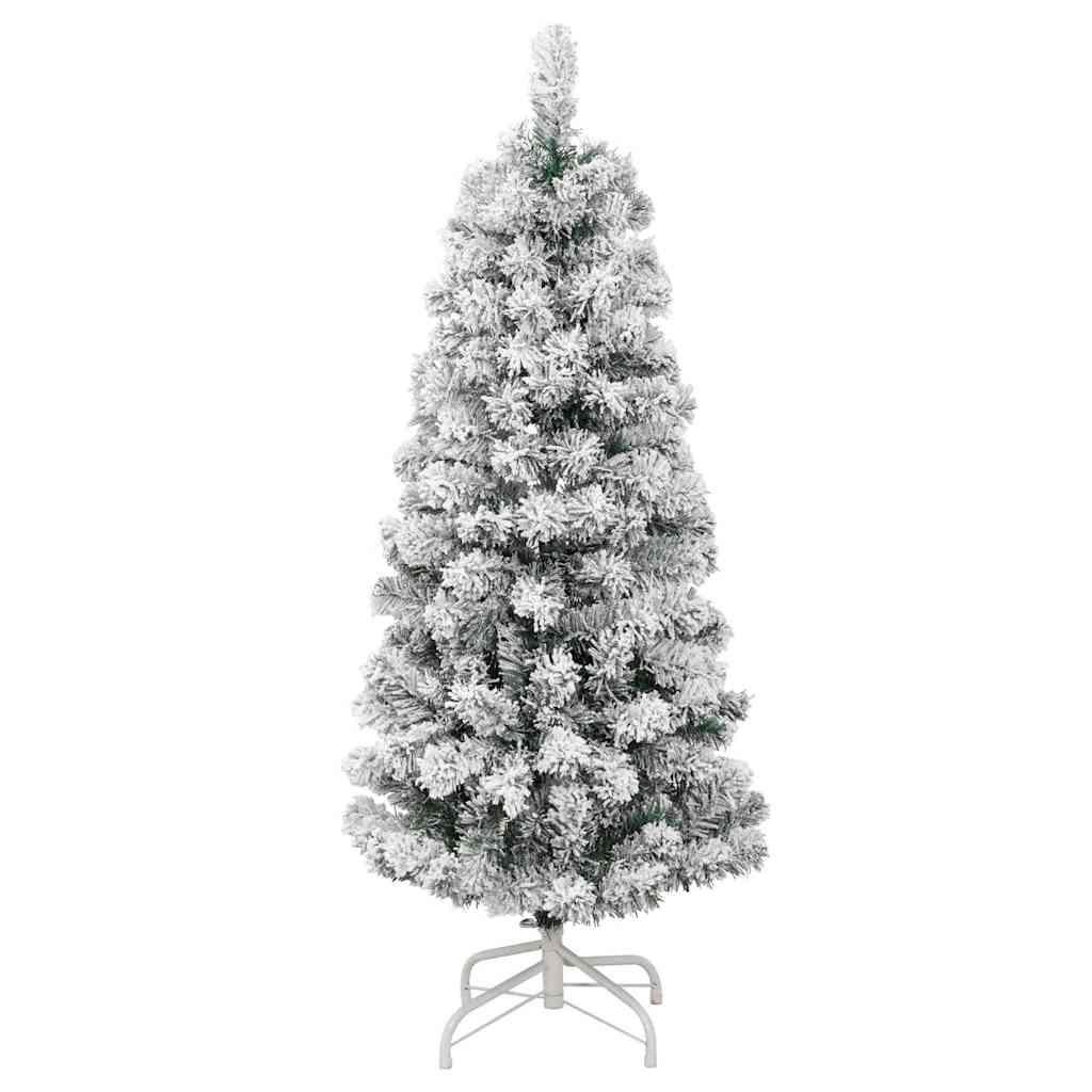 Kunstig sammensatt juletre med 150 LED Grønn og hvit 120 cm