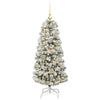 Kunstig sammensatt juletre med LED -stripelys 120 cm PVC