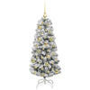 Kunstig sammensatt juletre med LED -stripelys 120 cm PVC
