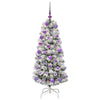 Kunstig sammensatt juletre med LED -stripelys 120 cm PVC