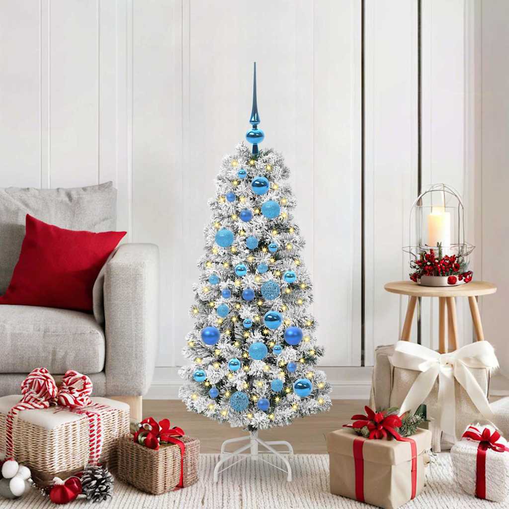 Kunstig sammensatt juletre med LED -stripelys 120 cm PVC