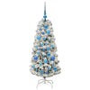 Kunstig sammensatt juletre med LED -stripelys 120 cm PVC