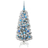 Kunstig sammensatt juletre med LED -stripelys 120 cm PVC