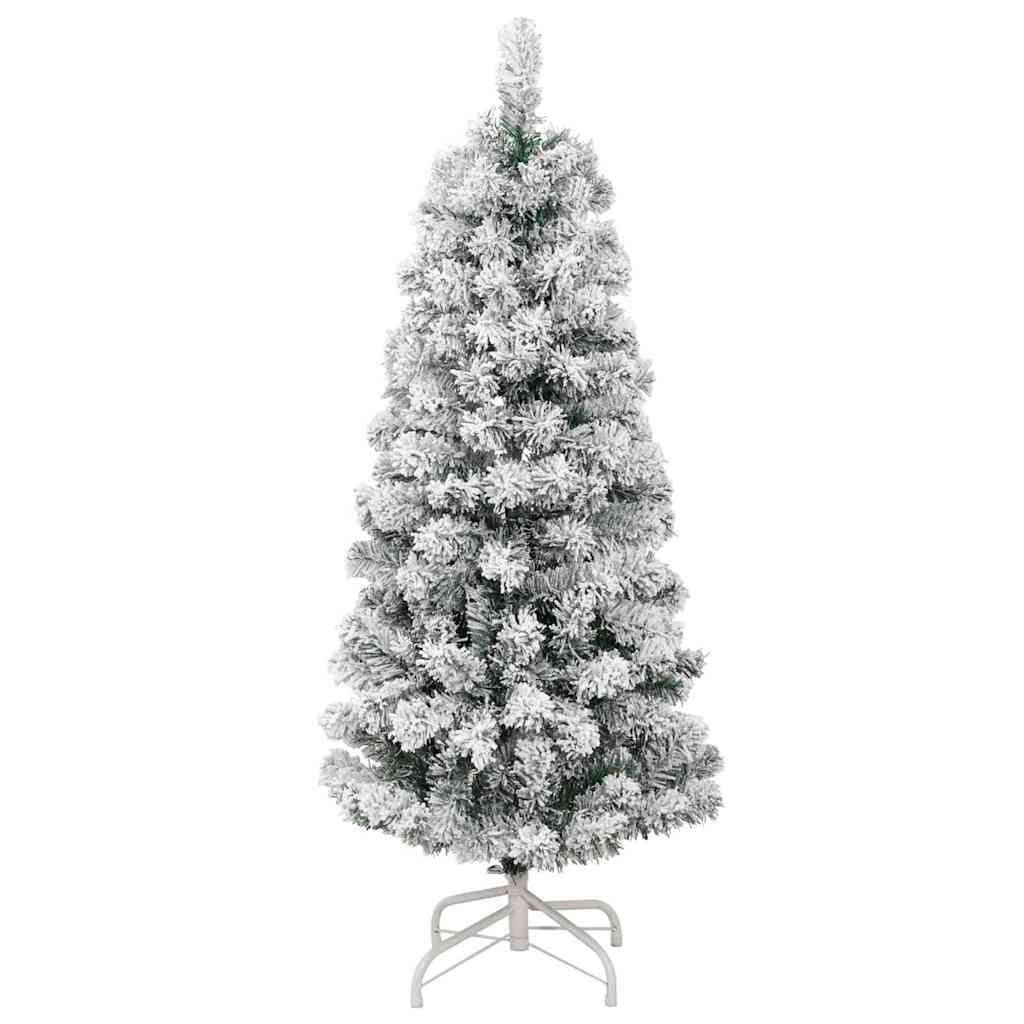 Kunstig sammensatt juletre med 150 LED Grønn og hvit 120 cm