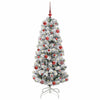 Kunstig sammensatt juletre med LED -stripelys 150 cm PVC