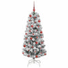 Kunstig sammensatt juletre med LED -stripelys 150 cm PVC