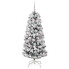 Kunstig sammensatt juletre med LED -stripelys 150 cm PVC