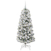 Kunstig sammensatt juletre med LED -stripelys 150 cm PVC