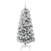Kunstig sammensatt juletre med LED -stripelys 150 cm PVC
