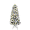 Kunstig sammensatt juletre med LED -stripelys 150 cm PVC