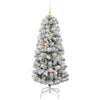 Kunstig sammensatt juletre med LED -stripelys 150 cm PVC