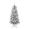 Kunstig sammensatt juletre med LED -stripelys 150 cm PVC
