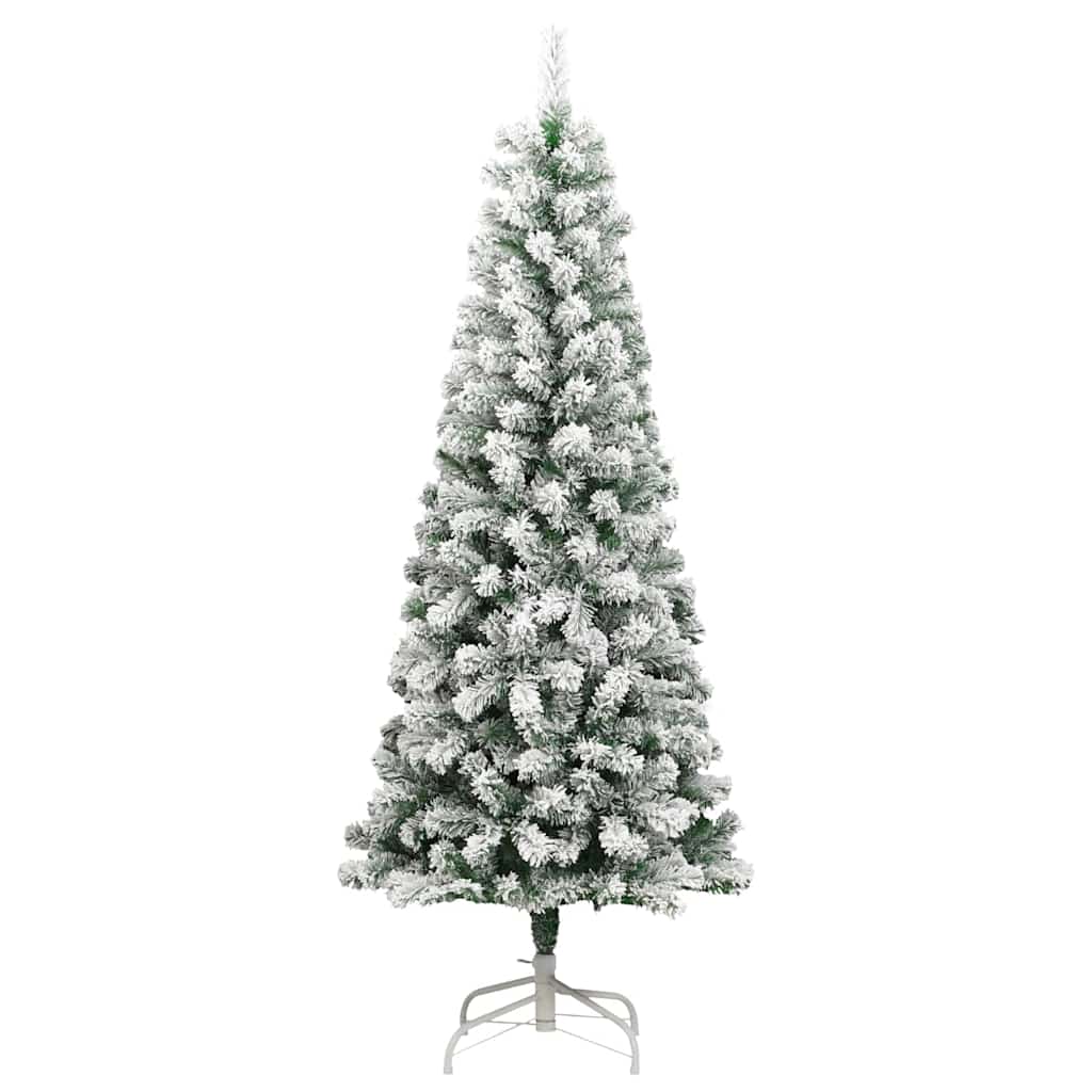 Kunstig sammensatt juletre med 300 LED Grønn og hvit 180 cm