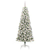 Kunstig sammensatt juletre med LED -stripelys 180 cm PVC