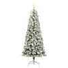 Kunstig sammensatt juletre med LED -stripelys 180 cm PVC