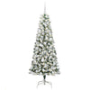 Kunstig sammensatt juletre med LED -stripelys 180 cm PVC