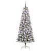 Kunstig sammensatt juletre med LED -stripelys 180 cm PVC