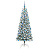 Kunstig sammensatt juletre med LED -stripelys 180 cm PVC