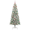 Kunstig sammensatt juletre med LED -stripelys 180 cm PVC