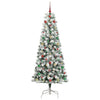 Kunstig sammensatt juletre med LED -stripelys 180 cm PVC