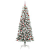 Kunstig sammensatt juletre med LED -stripelys 210 cm PVC