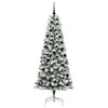 Kunstig sammensatt juletre med LED -stripelys 210 cm PVC