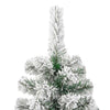 Kunstig sammensatt juletre med LED -stripelys 210 cm PVC