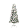 Kunstig sammensatt juletre med LED -stripelys 210 cm PVC