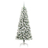 Kunstig sammensatt juletre med LED -stripelys 210 cm PVC