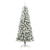 Kunstig sammensatt juletre med LED -stripelys 210 cm PVC