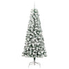Kunstig sammensatt juletre med LED -stripelys 210 cm PVC