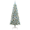 Kunstig sammensatt juletre med LED -stripelys 210 cm PVC