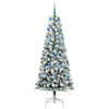Kunstig sammensatt juletre med LED -stripelys 210 cm PVC