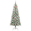 Kunstig sammensatt juletre med LED -stripelys 210 cm PVC