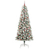 Kunstig sammensatt juletre med LED -stripelys 240 cm PVC