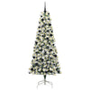 Kunstig sammensatt juletre med LED -stripelys 240 cm PVC