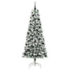 Kunstig sammensatt juletre med LED -stripelys 240 cm PVC