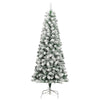 Kunstig sammensatt juletre med LED -stripelys 240 cm PVC