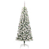 Kunstig sammensatt juletre med LED -stripelys 240 cm PVC