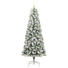 Kunstig sammensatt juletre med LED -stripelys 240 cm PVC