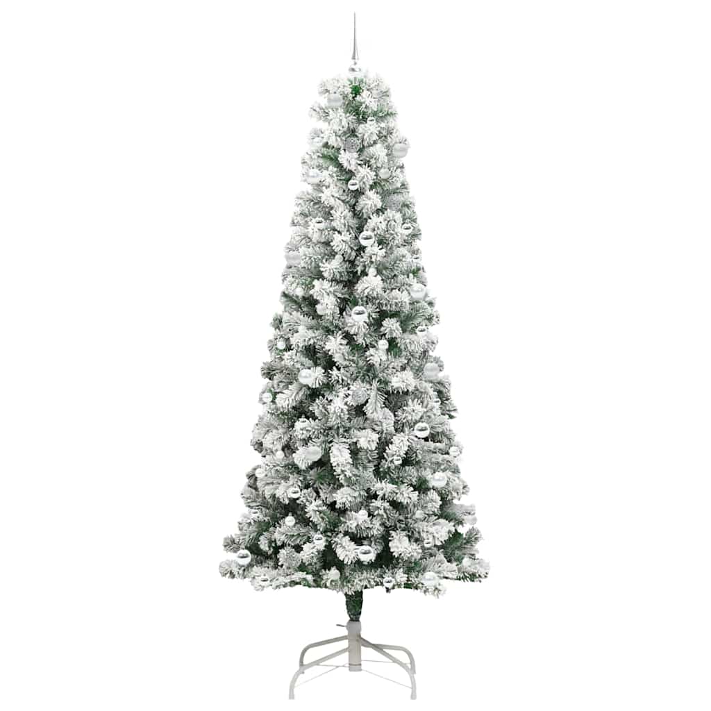 Kunstig sammensatt juletre med LED -stripelys 240 cm PVC