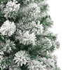 Kunstig sammensatt juletre med LED -stripelys 240 cm PVC