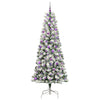 Kunstig sammensatt juletre med LED -stripelys 240 cm PVC