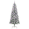 Kunstig sammensatt juletre med LED -stripelys 240 cm PVC