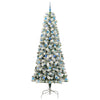 Kunstig sammensatt juletre med LED -stripelys 240 cm PVC
